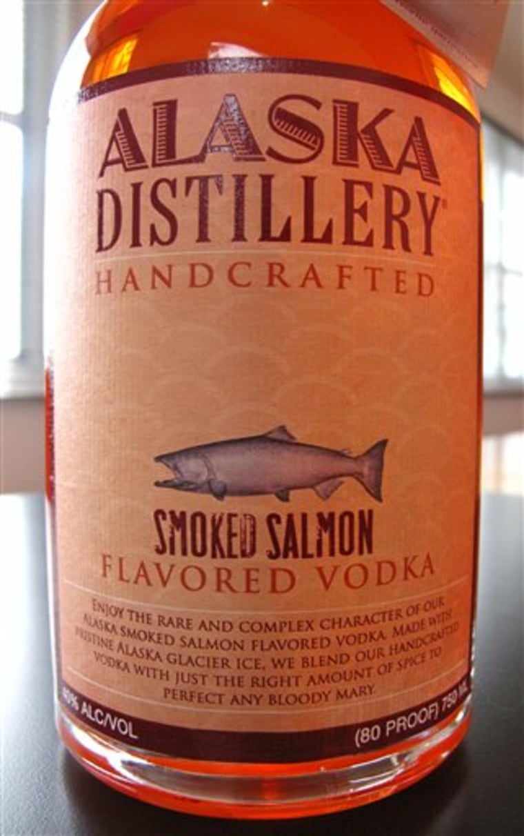 The Alaska Smoked Salmon Flavored Vodka's release comes about a year after the Seattle based Black Rock Spirits introduced a bacon-flavored vodka. 